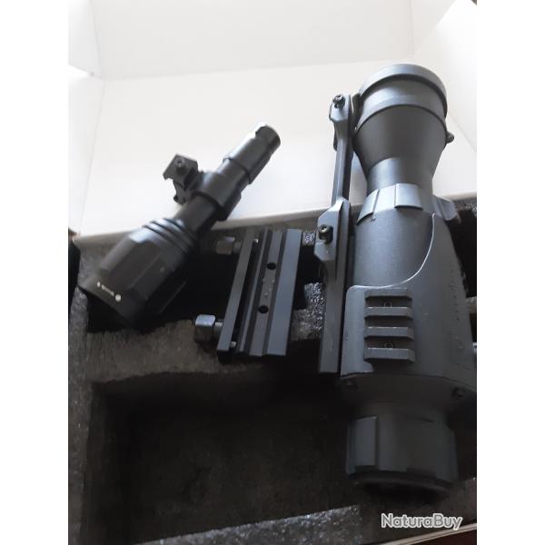 Lunette de tir amplificateur de  lumi�re  sight mark  wraith 4k max