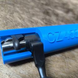 Protection de culasse pour cz 455 droitier bleu