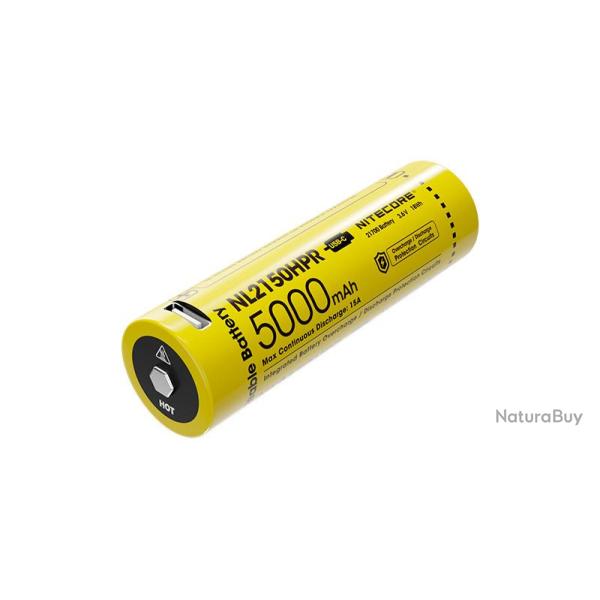 NITECORE - Accu Li-ion 21700 - 5000mAH