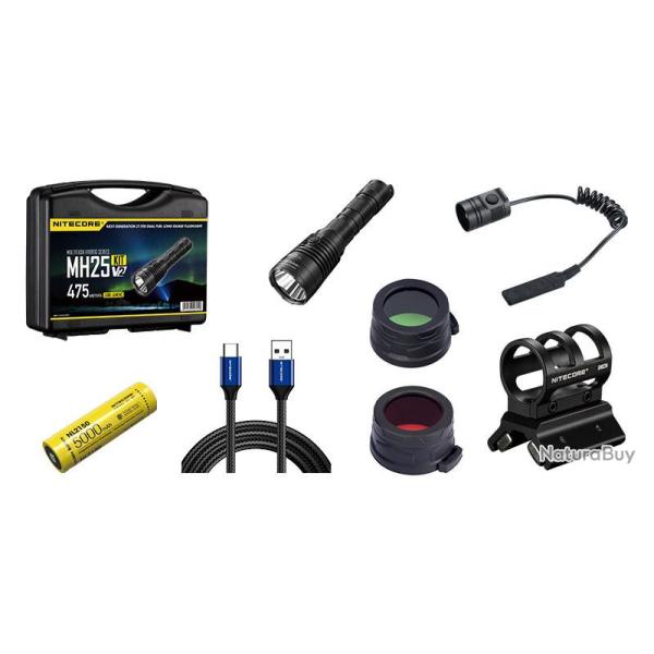 NITECORE - Lampe torche Multitask Hybrid 25V2 Pack 3 - 1300Lm