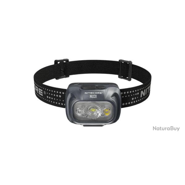 NITECORE - Lampe Frontale NU31 Grise - 550Lm