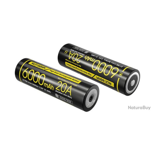 NITECORE - Accu Rechargeable 21700 Li-ion Haute Performance