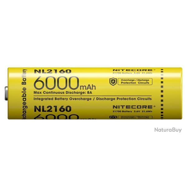 NITECORE - Accu Li-ion 21700 - 6000mAh
