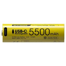 NITECORE - Accu Rechargeable 21700 Li-ion Haute Performance