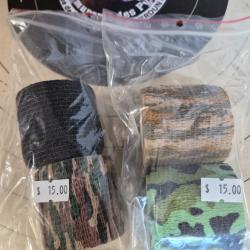 LOT 4 BANDEs AUTO AGRIPPANTE CAMOUFLAGE