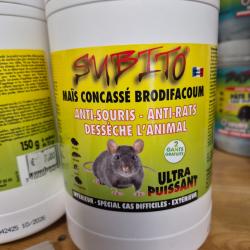 POISON RAT ET  SOURIS MA&Iuml;S CONCASS&Eacute;