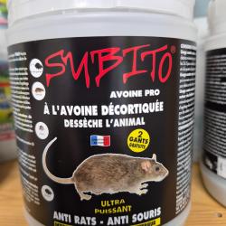 POISON RAT ET  SOURIS AVOINES D&Eacute;CORTIQU&Eacute;E