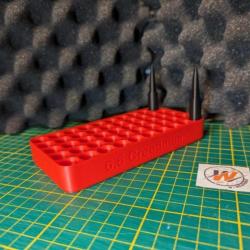 Plateau pour Rechargement - Calibre 6.5 Creedmoor / Rangement pour 50 cartouches VERT