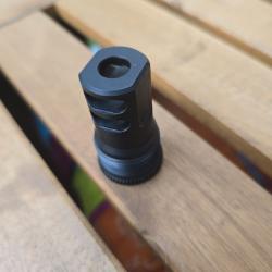 Muzzle brake (frein de bouche) BORELOCK 5/8x24, calibre 30 (308 300blk).