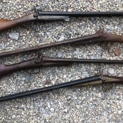 LOT DE 4 FUSILS &Agrave; BROCHE CAL16 POUR L'EXPORT.
