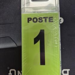 LOT 24 PANCARTES POUR POSTE VERT