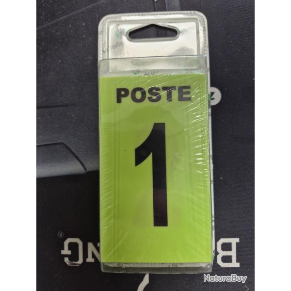 LOT 24 PANCARTES POUR POSTE VERT
