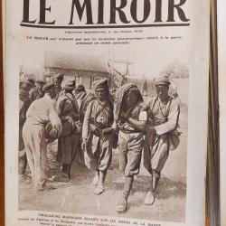 Importante collection de revues LE MIROIR - Premi&egrave;re Guerre mondiale - 1914 &agrave; 1919