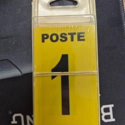 LOT 27 PANCARTES POUR POSTE JAUNE