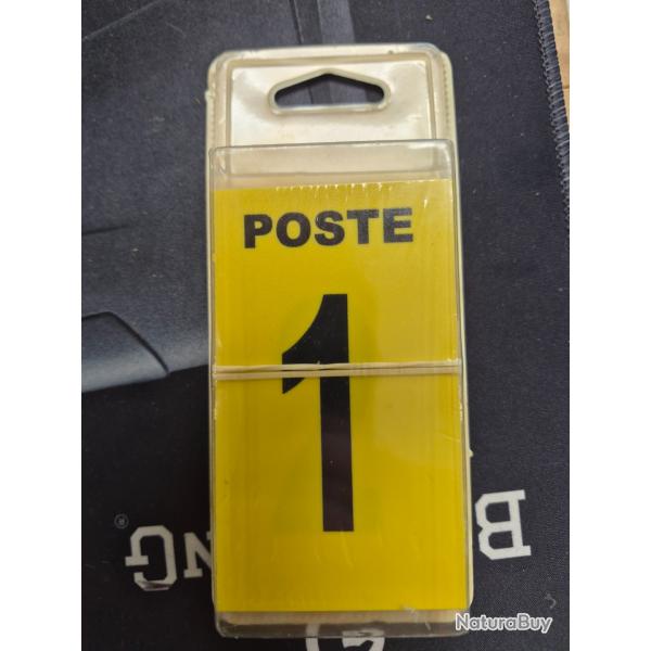 LOT 27 PANCARTES POUR POSTE JAUNE