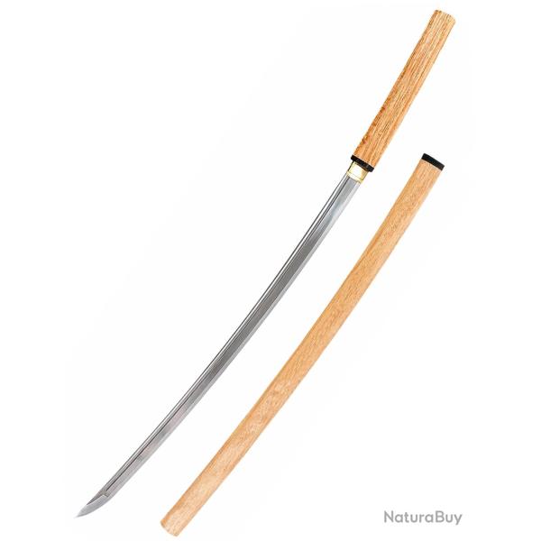 Shirasaya artkatana en Acier T10 - V�ritable Hamon Suguha Traditionnel