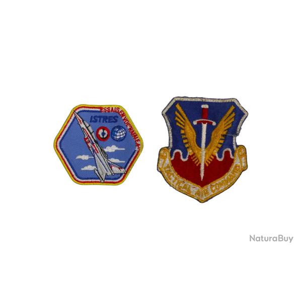 LOT DE DEUX PATCHS MILITAIRE