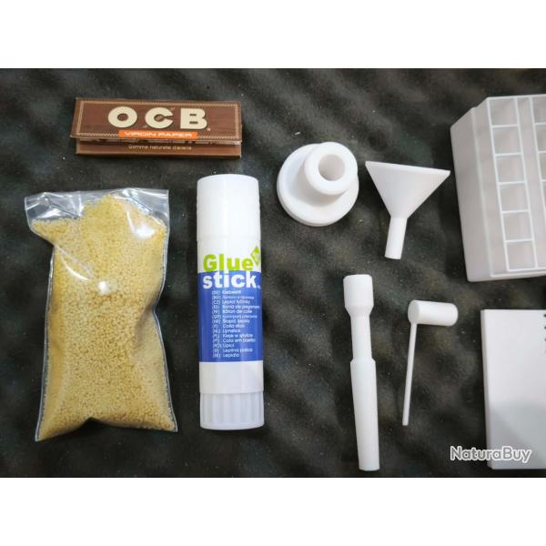 Kit rechargement cartouche papier 44 + boite + distributeur amorces