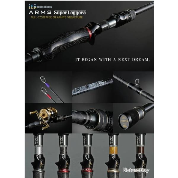 MEGABASS ARMS SUPERLEGGERA BAITCASTING ASL-6904X R (Right Hand)