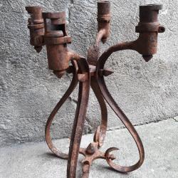chandelier empire grognard artisanat de tranch&egrave;es fait en baionnettes