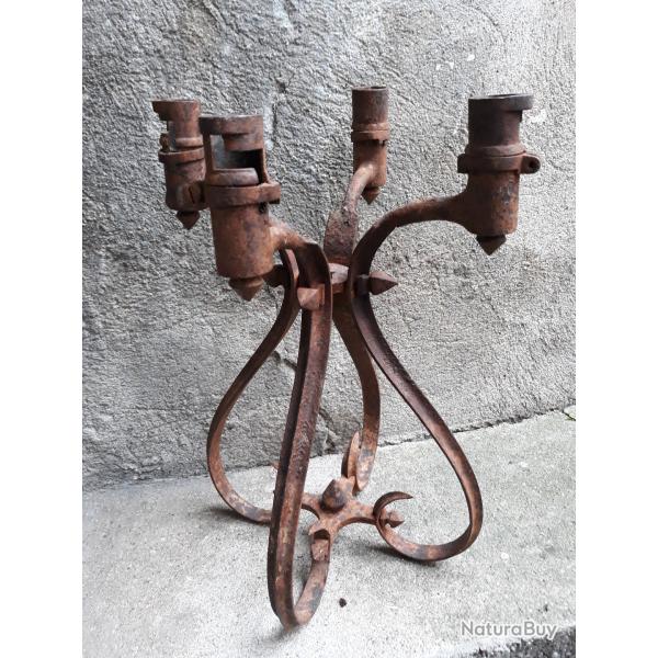 chandelier empire grognard artisanat de tranch�es fait en baionnettes
