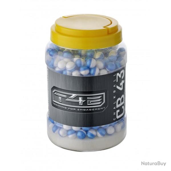 BILLES CRAIE BLANCHE - Pot de 500 - CALIBRE 50- Officielle Umarex