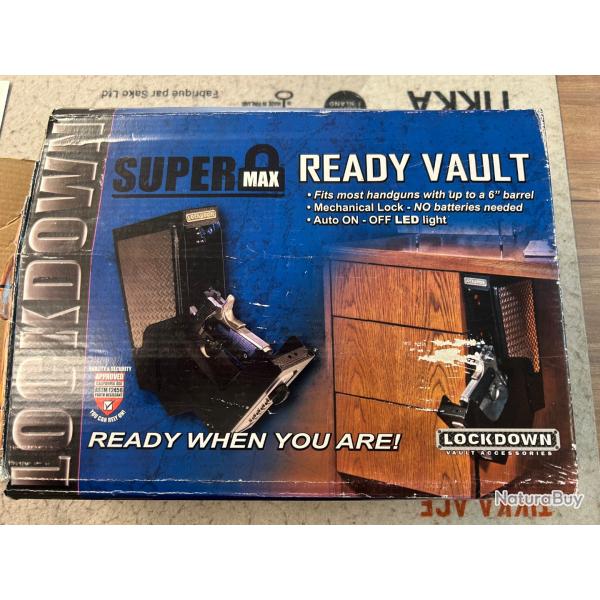 Coffre-fort pour arme de poing Lockdown SuperMax Ready Vault