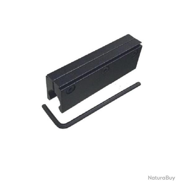 Rail de fixation 11 mm de 12 cm pour crosman 1377, 1322, 2240, 2250, 2260 et 2289