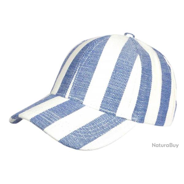 Casquette Bleu Ciel �crue Mode Vacances Bord de Mer en Coton Anaor Taille unique Bleu