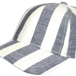 Casquette Bleu Marine &Eacute;crue Mode Vacances Bord de Mer en Coton Anaor Taille unique Bleu