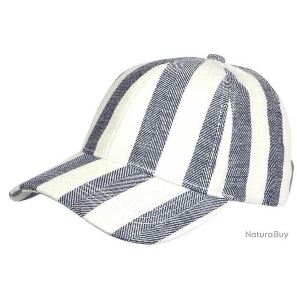 Casquette Bleu Marine �crue Mode Vacances Bord de Mer en Coton Anaor Taille unique Bleu