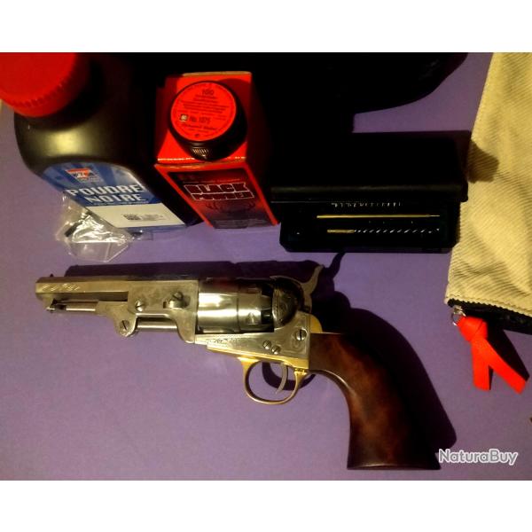 revolver NAVY YANK MARSHAL 1851 (PIETTA) COMME NEUF  +  accessoires offerts