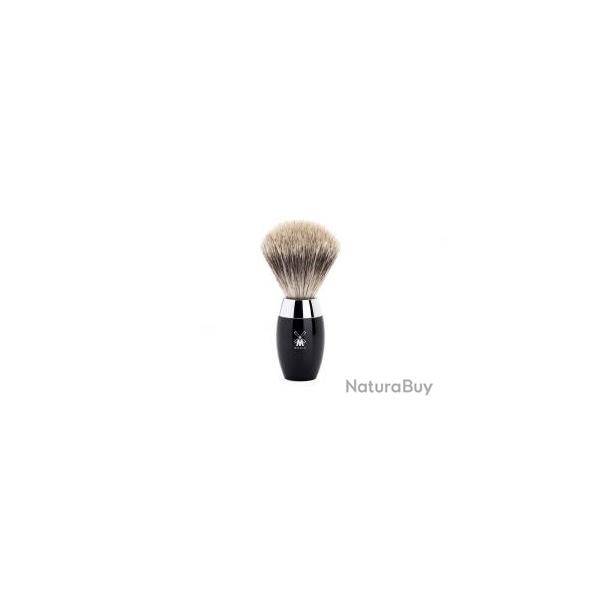 Blaireau MUHLE � KOSMO � monture r�sine noir.