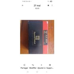 Vend 1 bo&icirc;te de cartouches a balle marque RWS cal 5 6&times;52 R  TM 4,6 grs