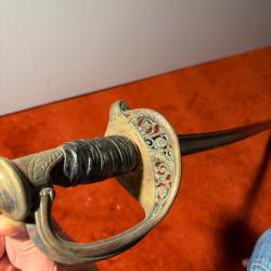 Sabre 1845 officier infanterie fran&ccedil;aise avec fourreau