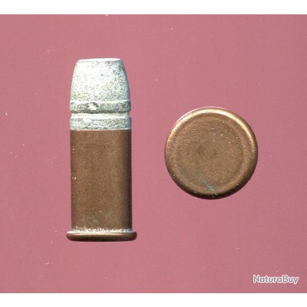 .44 Henry Flat RF Short case - balle plomb m�plate � 2 gorges - �tui cuivre de 21 mm