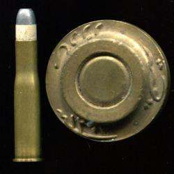 9.5 x 60 R Mauser Turc Mle 1887 - marquaqe Turc en relief - balle plomb calepin&eacute;e de papier