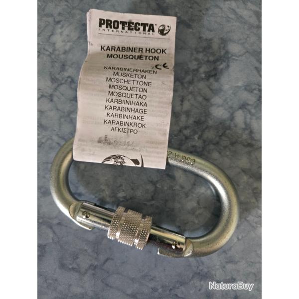 Lot de 10 mousquetons � Vis Crochet Max. 25kn Acier Forg�