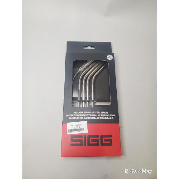 pailles inox sigg x4