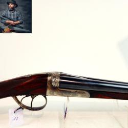 (3011) Fusil De Chasse Juxtapos&eacute; Manufrance Ideal N&deg;332 Cal.16/65 - OCCASION