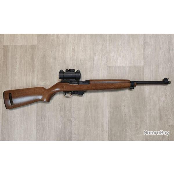 Carabine ERMA mod. EM1 (type USM1) - Cal .22 LR + Point rouge (Occasion)