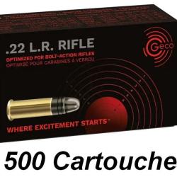 Munitions 22Lr Geco Rifle par 500