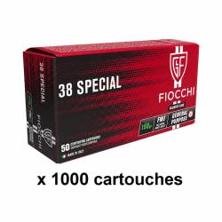Munitions 38 Special Fiocchi FMJ 158 grains / 1000