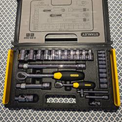 Coffret Stanley 1/4" et 1/2"