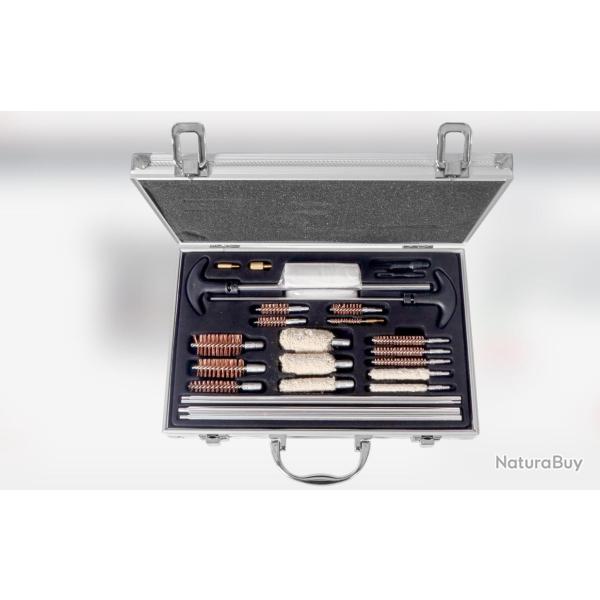 Vente Flash ! COFFRET DE NETTOYAGE UNIVERSEL UX TOUTES ARMES - 26 PIECES