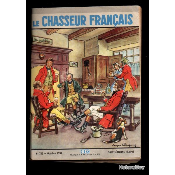le chasseur fran�ais 752 1959,  chasse , p�che , maison, sant�, manufrance , jardinage , �levage ,