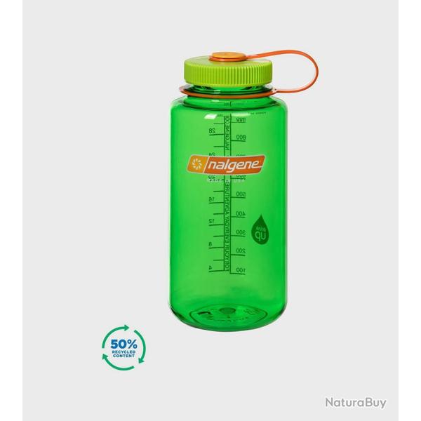 gourde nalgene 1L grand goulot verte
