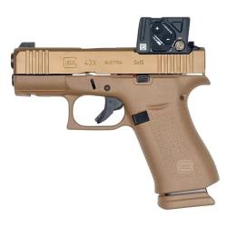 Pistolet GLOCK 43X Coyote A-Cut Combo Aimpoint COA Cal 9x19