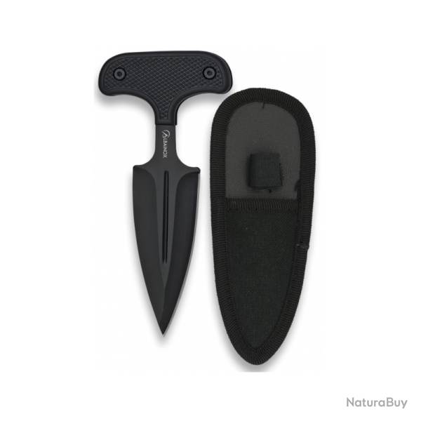 Push Dagger Albainox 32314 - dague push noire 11 cm