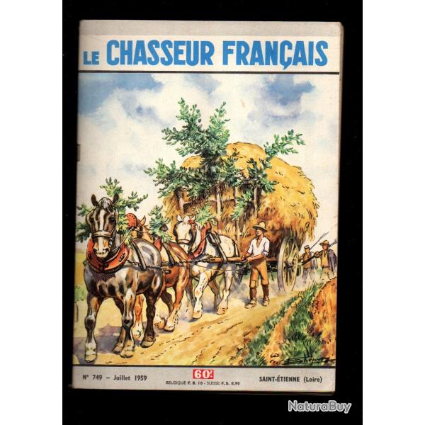 le chasseur fran�ais 749 1959,  chasse , p�che , maison, sant�, manufrance , jardinage , �levage ,